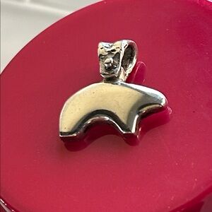 Vail Golden Bear Sterling Pendant